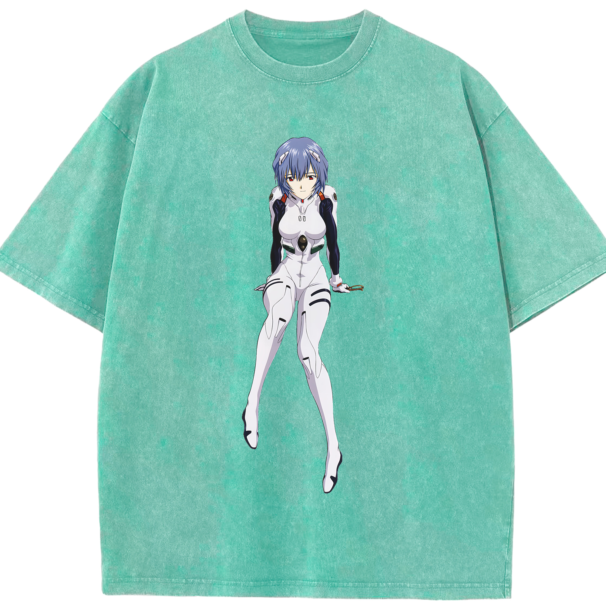 （画像用） EVA 新世紀エヴァンゲリオン 綿100% ヴィンテージ風 半袖Tシャツ（フロントプリント）